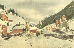 Wreckage Of Snowslide Mace, ID Postcard Postcard