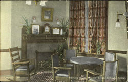 Smoking Room Masonic Temple Postcard