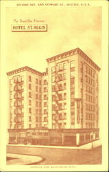 My Seattle Home Hotel St. Regis, Second Ave. And Stewart St Postcard