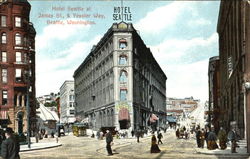 Hotel Seattle, James St. & Yessler Way Washington Postcard Postcard