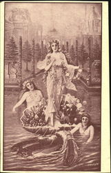 The A. Y. P. Allegorical Painting Postcard