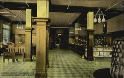 Lobby Hotel Washington Aberdeen, WA Postcard Postcard