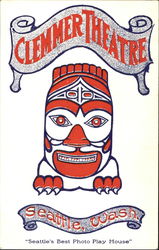 Clemmer Theatre Seattle, WA Postcard Postcard