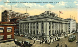 The Federal Building, Union Street and 3rd Avenue Postcard