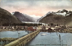 Showing Valdez Glacier Alaska Postcard Postcard