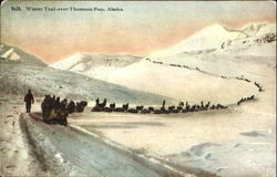 Winter Trail Over Thomson Pass Postcard