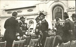 Rear Admiral Hikojiro Ijichi And Staff Postcard