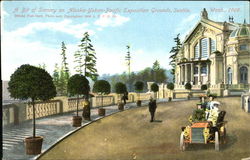 A Bit Of Scenery On Alaska Yukon Pacific Exposition Grounds Postcard