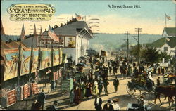 A Street Scene 1911 Postcard