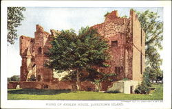 Ruins Of Ambler House Jamestown, VA Postcard Postcard