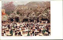 Dining At Luchow Faust Restaurant Postcard