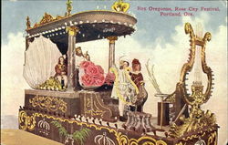 Rex Oregonus Rose City Festival Portland, OR Exposition Postcard Postcard