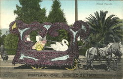 Floral Parade Portland, OR Postcard Postcard