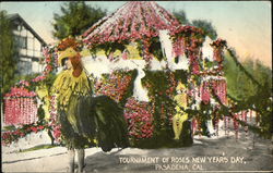 Tournament Of Roses New Year's Day Pasadena, CA Postcard Postcard