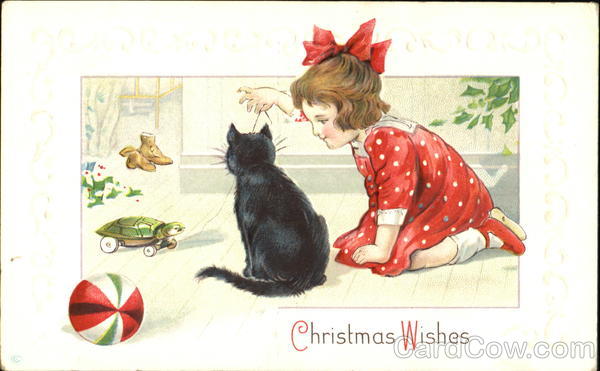 Girl with Cat, Toys Children