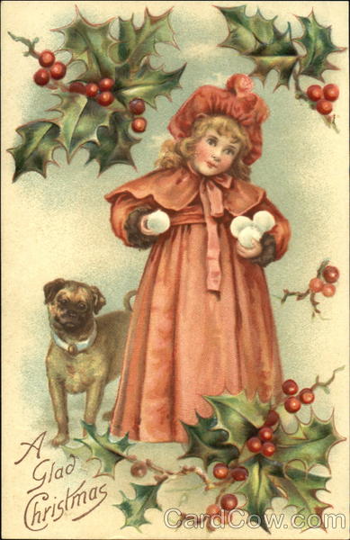 Girl with Snowballs, Dog Children