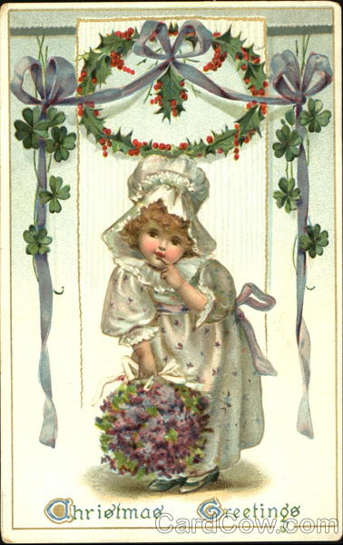 Girl with Flowers Children