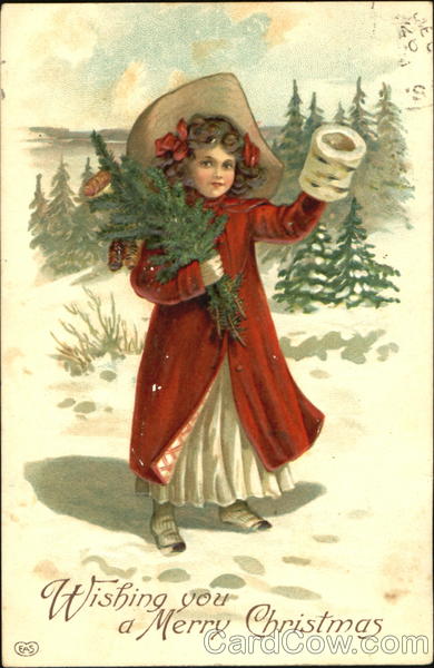 Girl with Tree Children