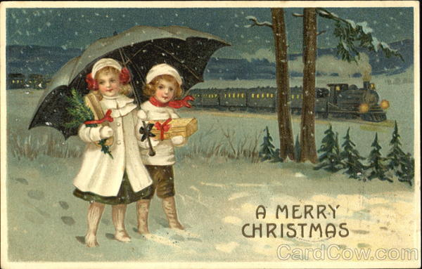 Girls Under Umbrella Children