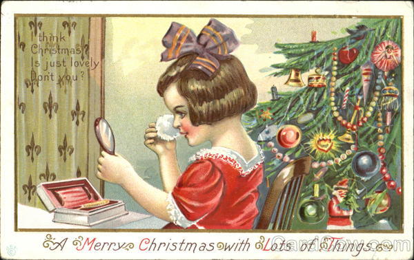 A Merry Christmas With Lots O Things Children