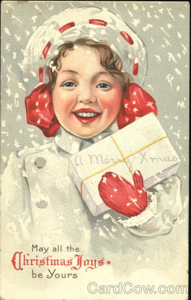 Girl with Present Children