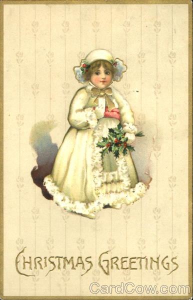 Girl in White Dress Children