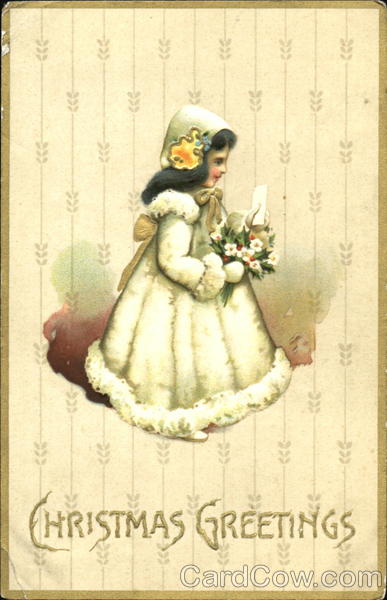 Girl in White Dress Children