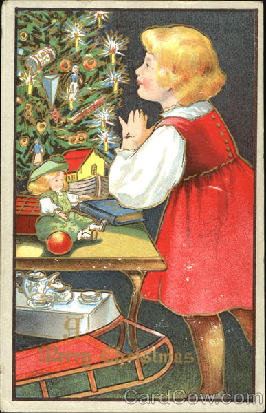 Girl with Toys Children