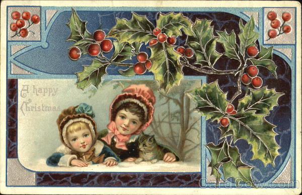 Girls with Cat Children