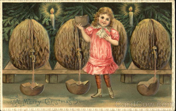 Girl Making Eggnog Children