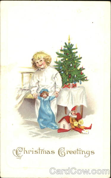 Girl with Dolls Children