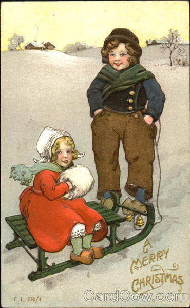 Children on Sled