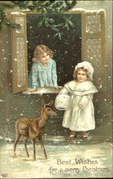 Children with Deer