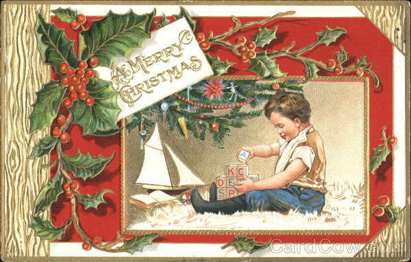 Boy with Blocks Children