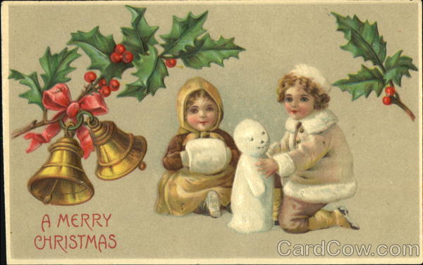 Children Making Snowman