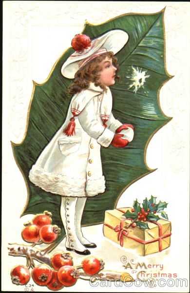 Girl Leaf Present Children