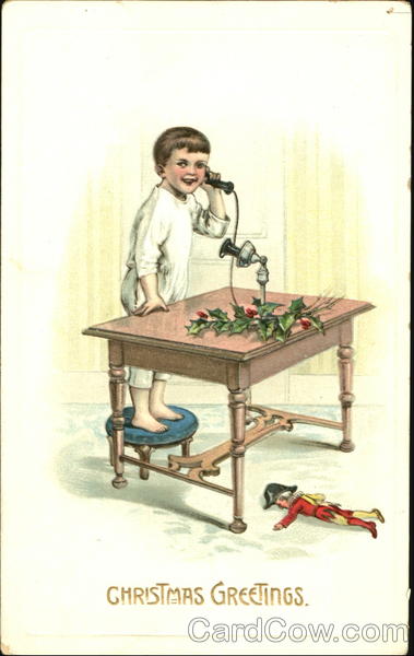 Boy on Phone Children