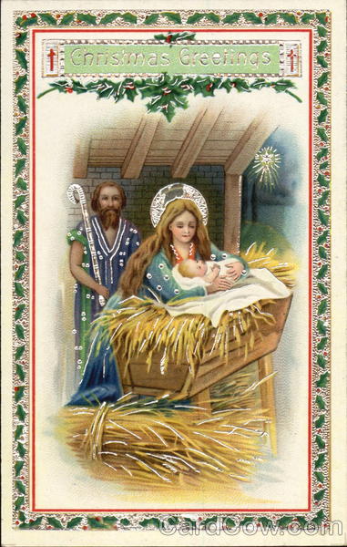 Christmas Greetings Madonna & Child