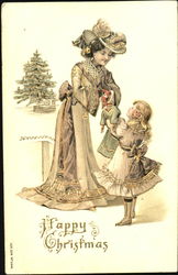 Girl & Mother Gift Postcard