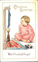 Christmas Greetings Postcard