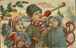 Children with Toys Postcard