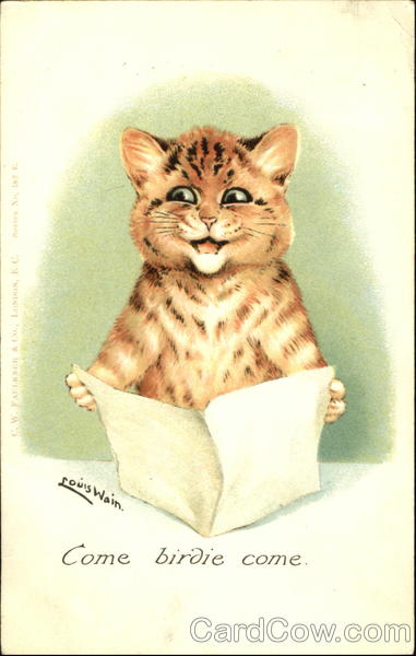 Come Birdie Come Louis Wain