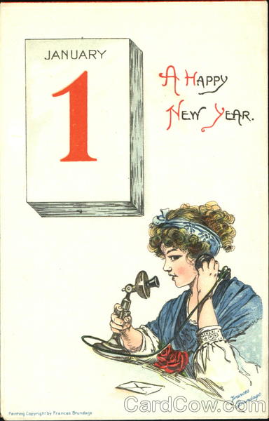 January 1 A Happy New Year Frances Brundage