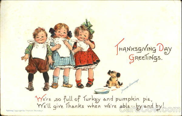 Thanksgiving Day Greetings Frances Brundage