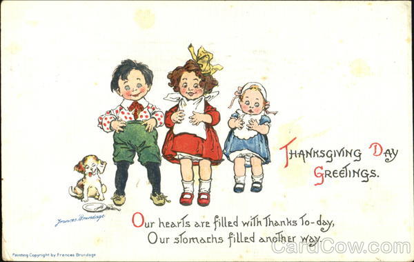 Thanksgiving Day Greetings Frances Brundage