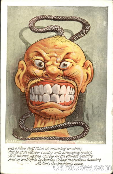 Racist Chinese Propaganda Fred C. Lounsbury