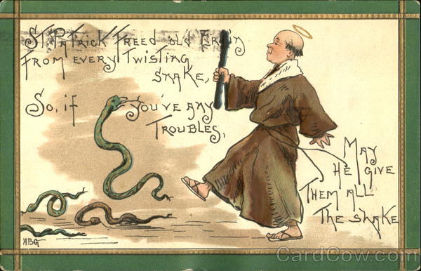 St. Patrick Freed Old Erllin From Every Twisting Snake