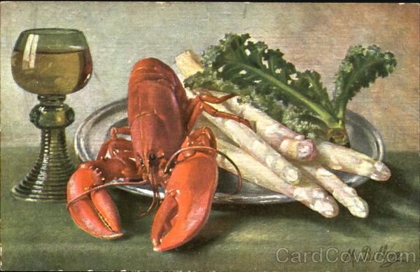 Still Life - Lobster M. Billing Artist Signed