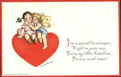 Children on Heart Postcard