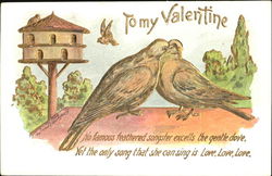 To My Valentine Postcard